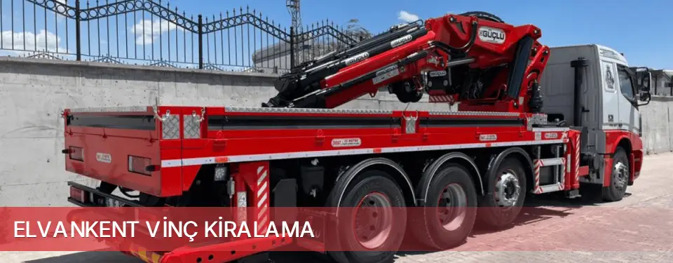 Elvankent İlçemi Vinç Kiralama